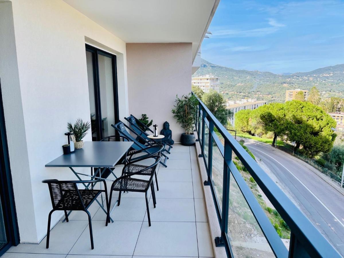 Ajaccio T2 Grand Standing Neuf Vue Mer Centre-Ville & Plages Zewnętrze zdjęcie