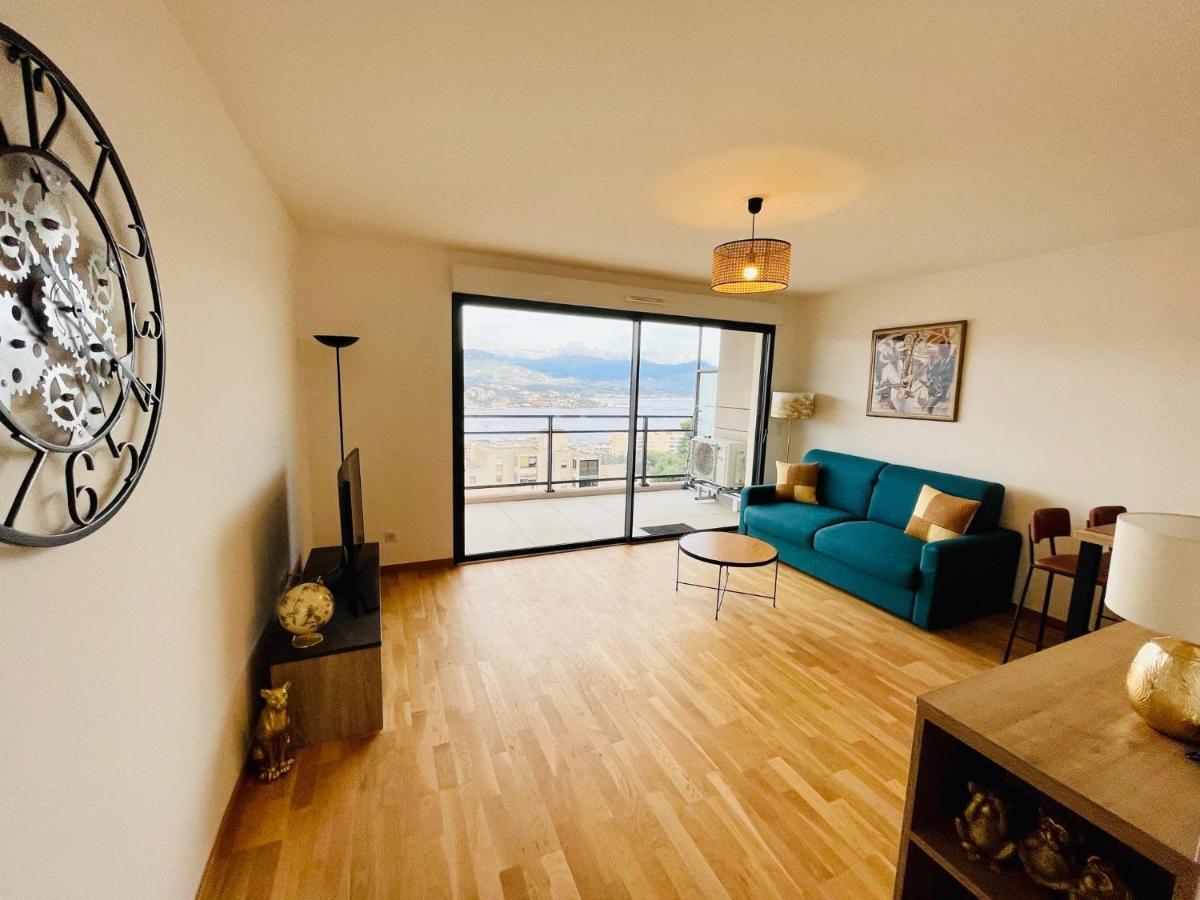 Ajaccio T2 Grand Standing Neuf Vue Mer Centre-Ville & Plages Zewnętrze zdjęcie