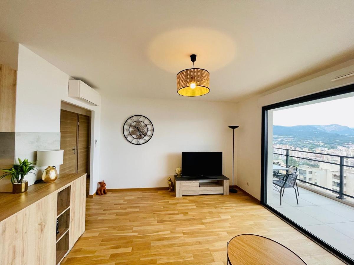 Ajaccio T2 Grand Standing Neuf Vue Mer Centre-Ville & Plages Zewnętrze zdjęcie